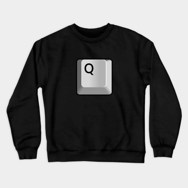 Q Key Crewneck Sweatshirt by StickSicky